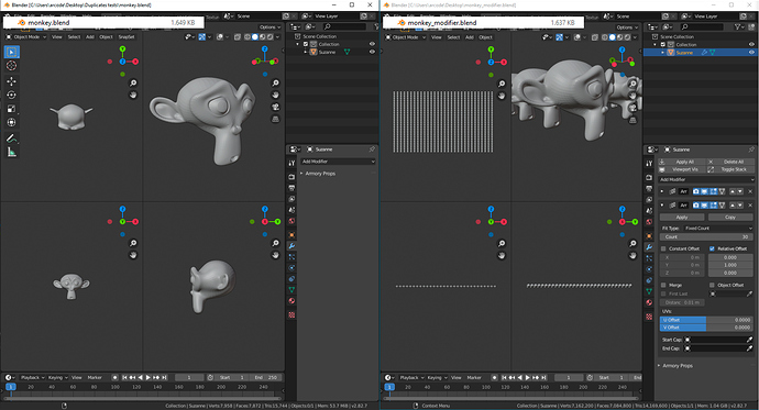 compare modifier