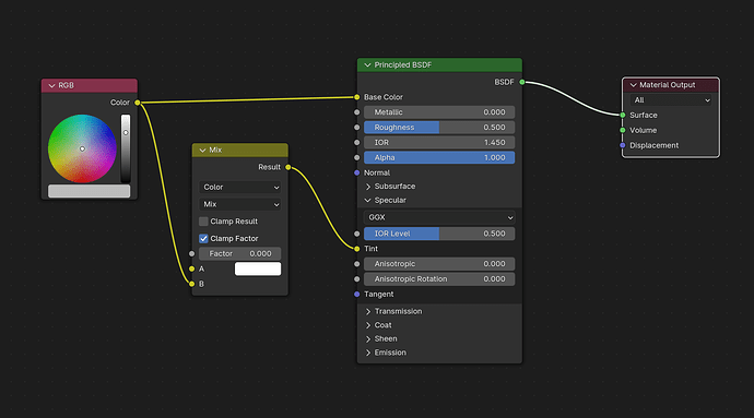 Single mix node