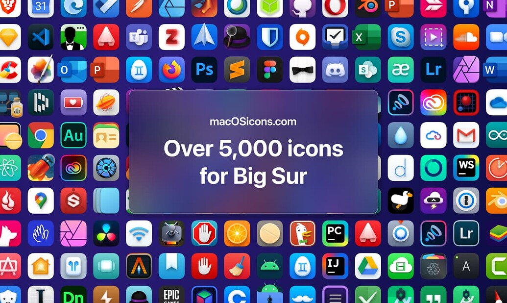 big sur folder icons download