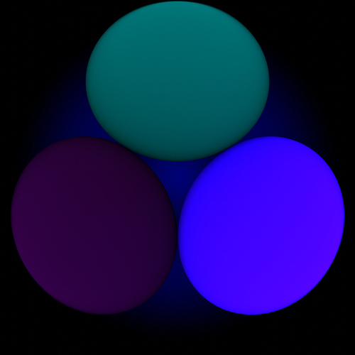 3 spheres denoised