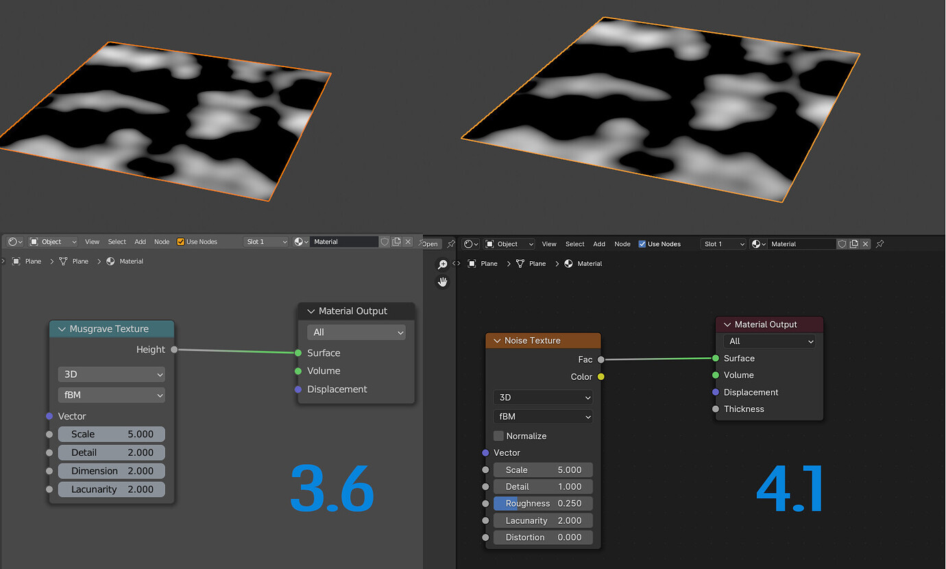 Merging The Musgrave Texture And Noise Texture Nodes - Contributing To ...