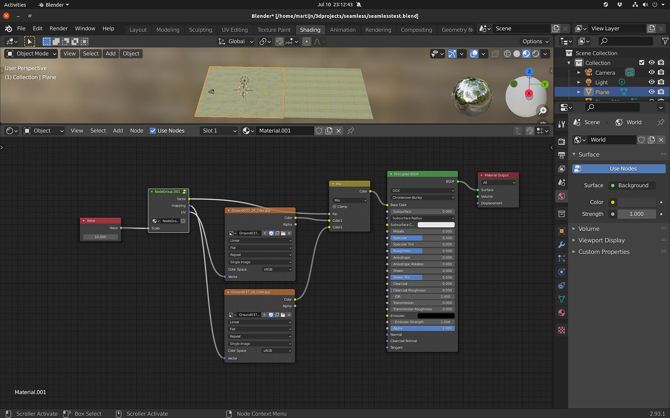 Input socket for Image Texture shader node - Blender Development ...