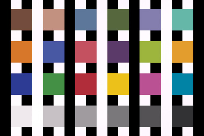 RGB Colors white stripes linear sRGB
