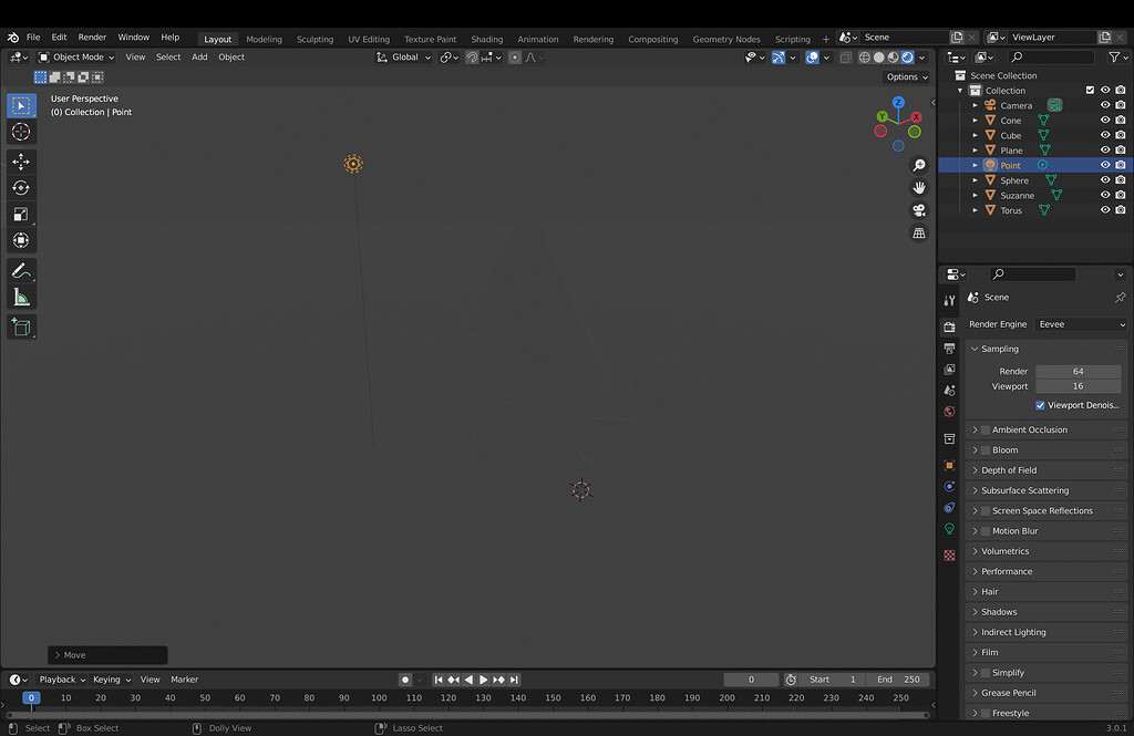 Lights not showing in blender 3.0.1 (Question sort of answered) - User ...