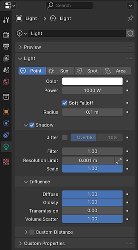 Load Factory Settings - Light Transmission