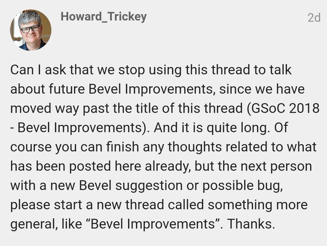 Bevel Improvements Blender Development Blender Developer Talk