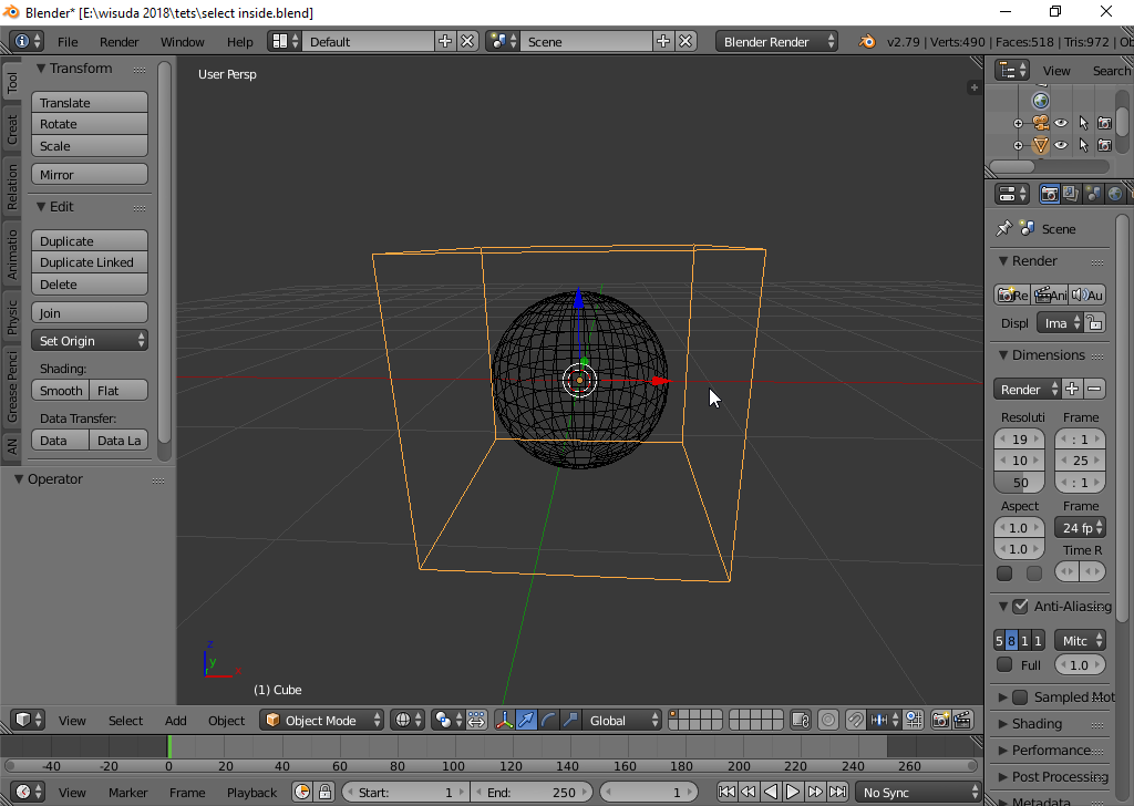 Blender 2 8 Can T Select Object Inside Other Object User Feedback Blender Developer Talk