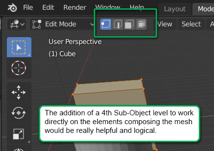 ElementSubObjectMode