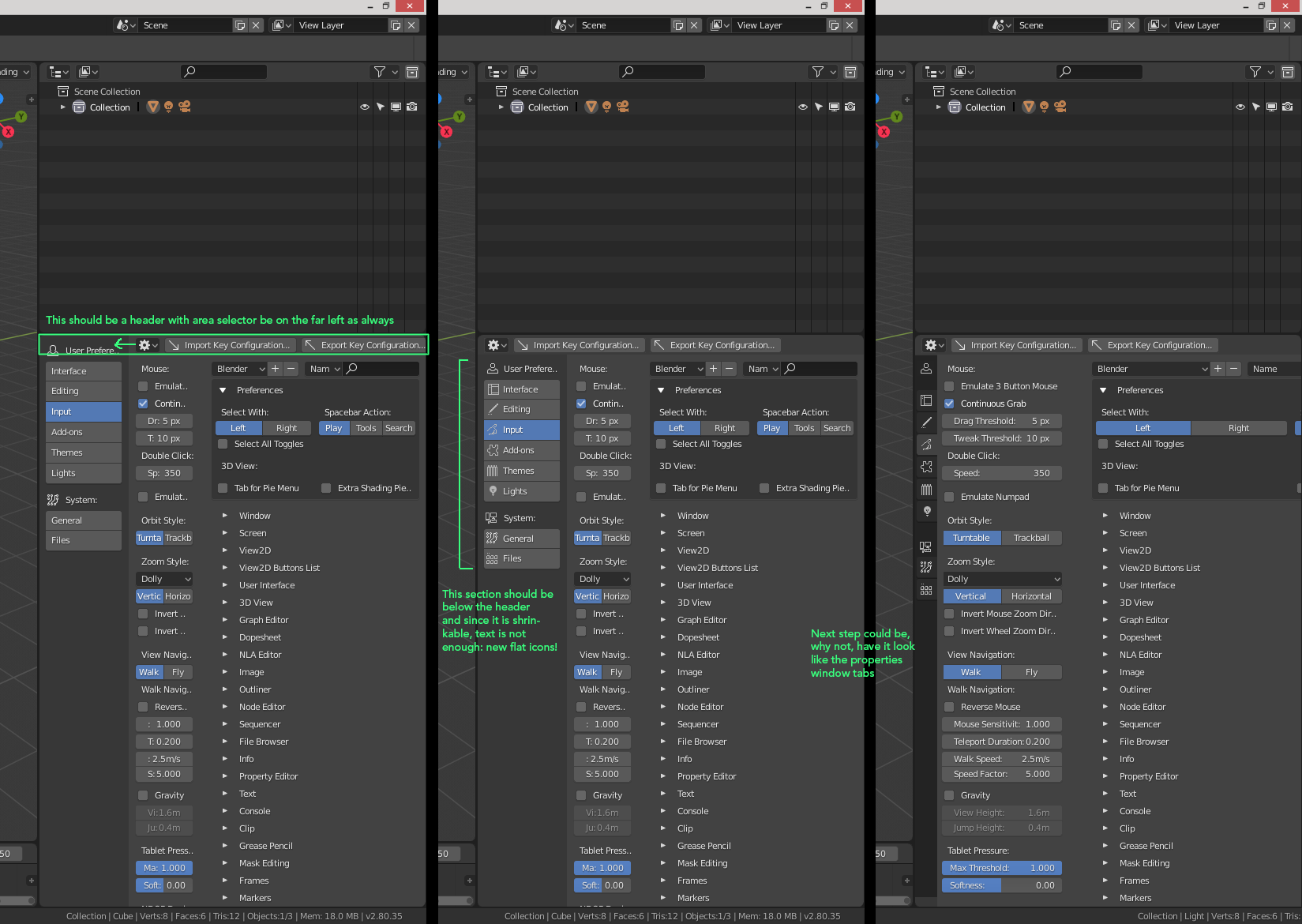 Blender User Interface Design User Feedback Blender Developer Talk