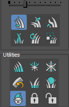 Hair and fur modifier icons (2)