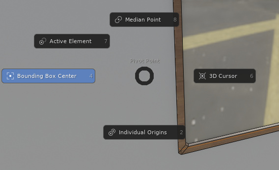 blender cursor to center