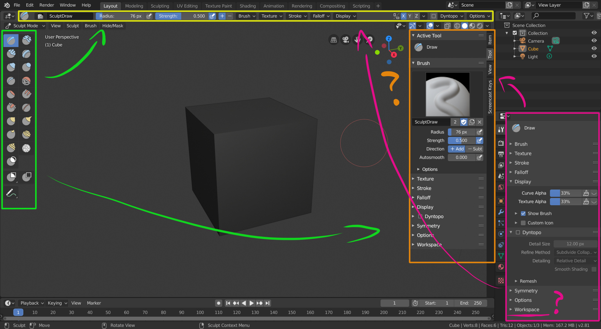 blender 3d animation keep object at relative screen position