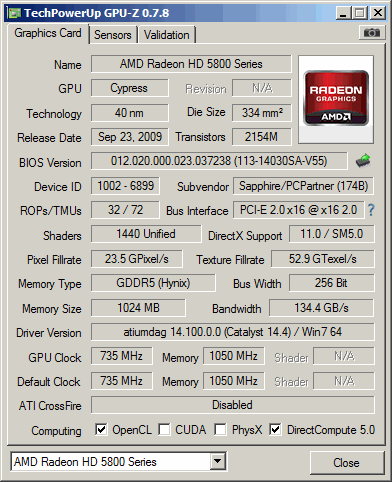 Amd hd 5800 online drivers