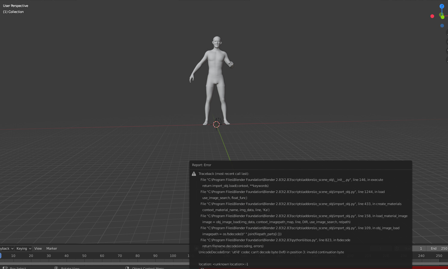 Blender Import Obj From Marvelous Designer Error User Feedback Blender Developer Talk