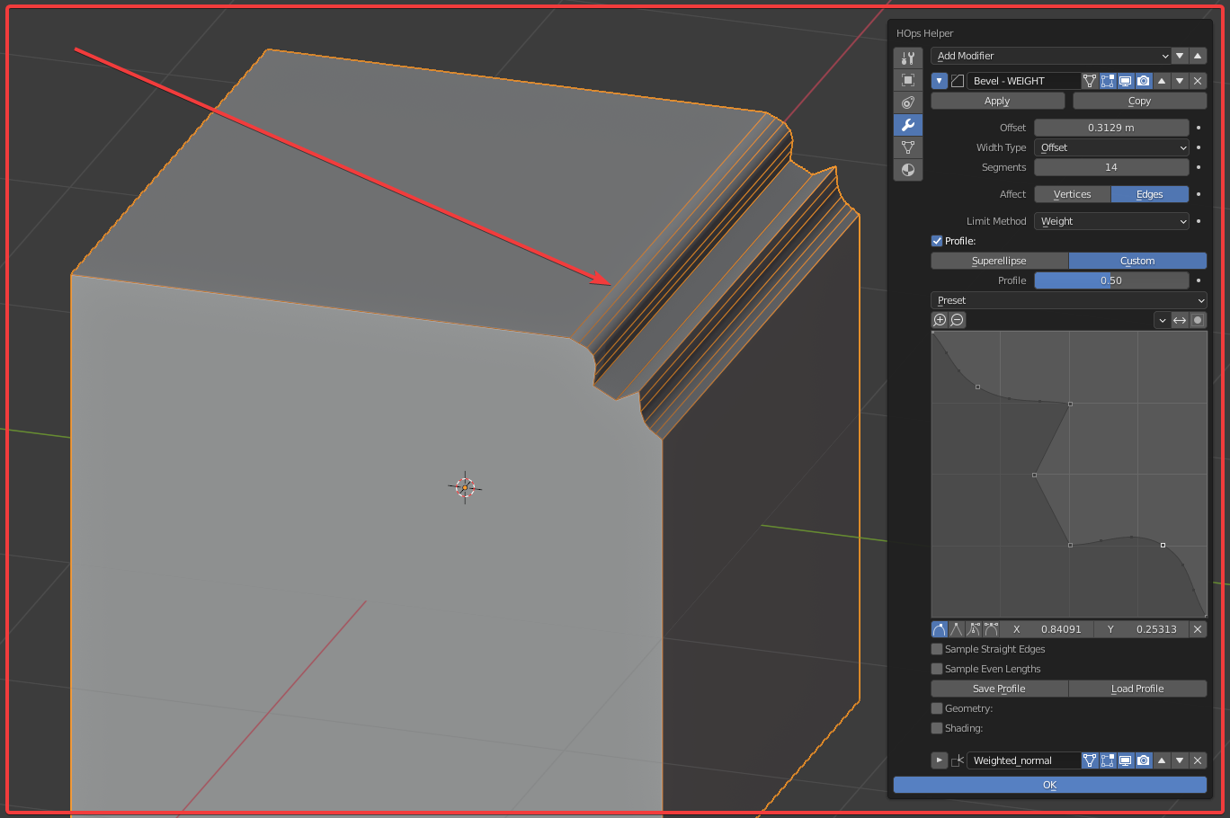 Dynamic Segment Count For Custom Bevel Profile User Feedback Blender Developer Talk