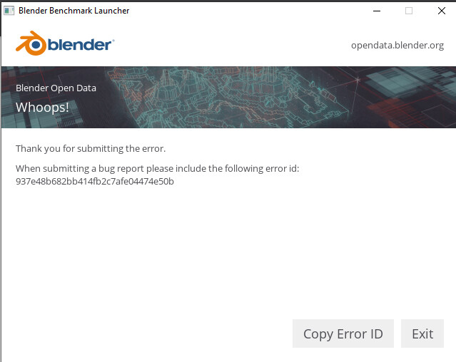 few questions about Blender Benchmark Launcher and errors/bugs management - Blender Development - Developer Forum