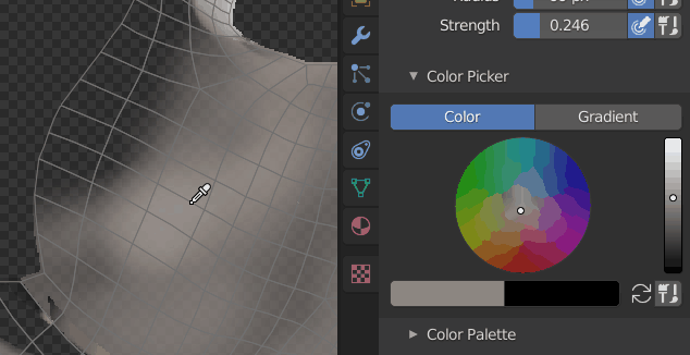 Color picker should pick real color instead of it a texture's alpha - Feedback - Developer